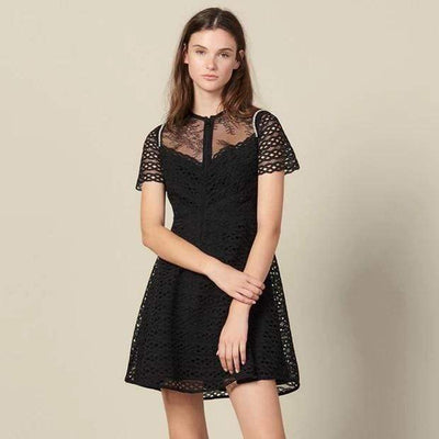 bohochicclothing Dresses LACE PERSPECTIVE PEARL DRESS boho  chic clothing 