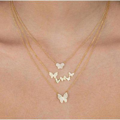 Butterfly Necklace - Boho Chic Clothing 