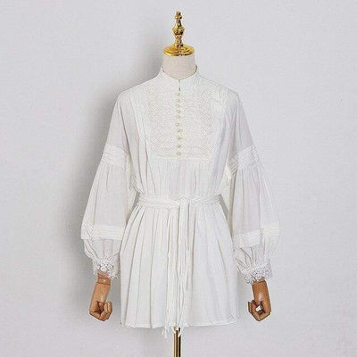 White Vera Mini Dress - Boho Chic Clothing 