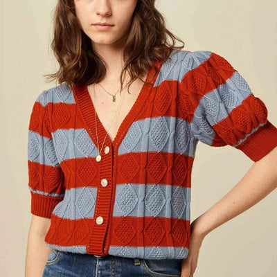 bohochicclothing Blouses & Shirts WOOL KNITTED TOP boho  chic clothing 