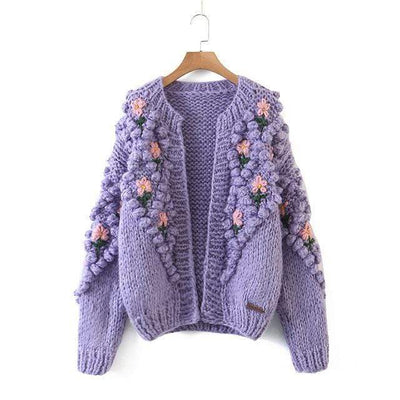 bohochicclothing Jackets FLORAL CARDIGANS EMBROIDERY SWEATER boho  chic clothing 