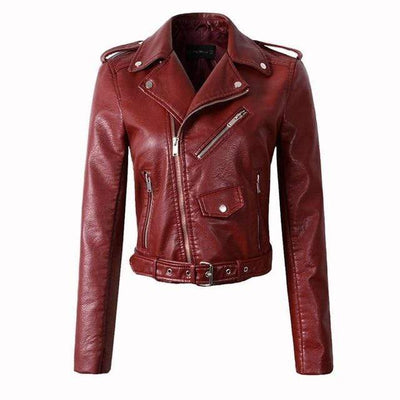 bohochicclothing Leather Jackets WINE RED LEATHER JACKETS boho  chic clothing 