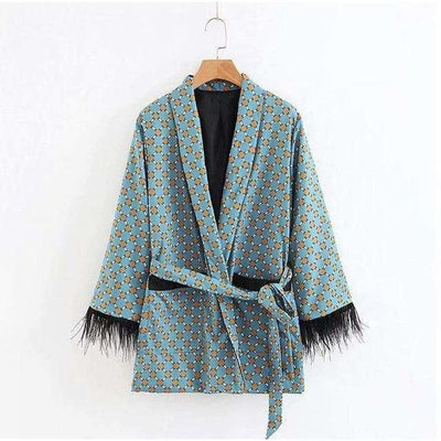 Two Piece Fancy Prints Kimono | Boho Chic Clothing