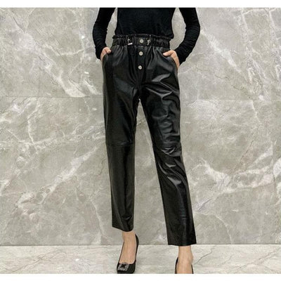 bohochicclothing Pants & Capris Leather Trousers boho  chic clothing 