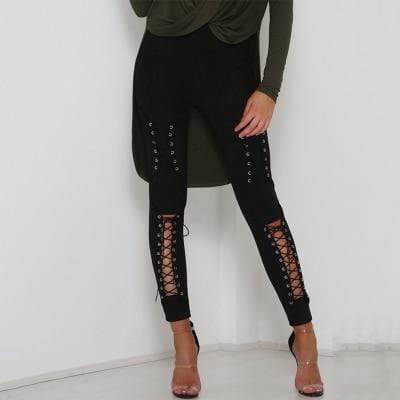 Lace Up Leather Pants | Boho Chic Clothing