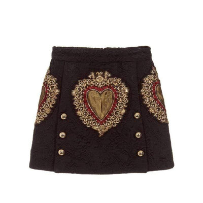 bohochicclothing Vintage Heart Skirt boho  chic clothing 