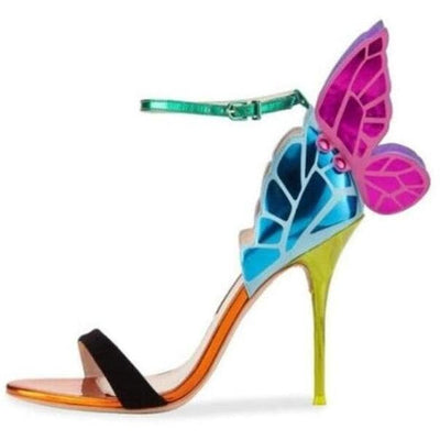 Butterfly Ankle Wrap High Heels Sandals